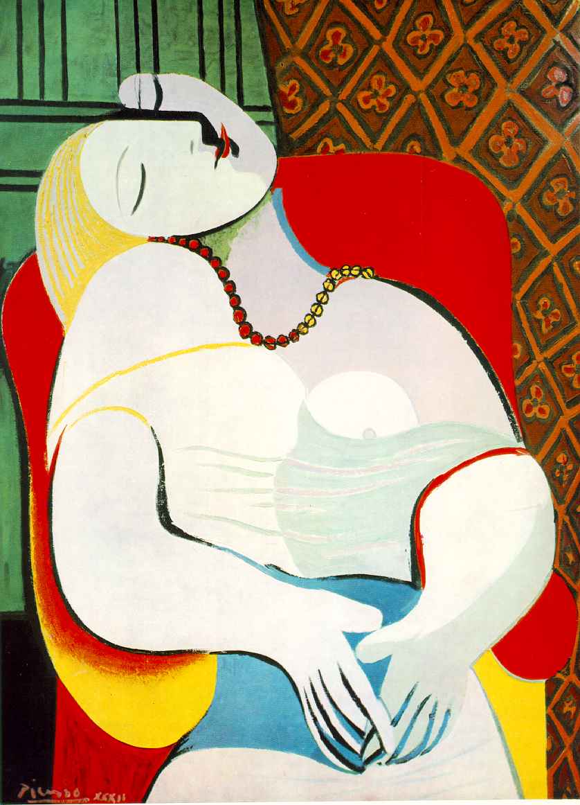 Picasso's "The Dream" from Mark Harden's Artchive